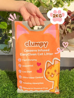 2KG Clumpy EasyClean Cassava Cat Litter