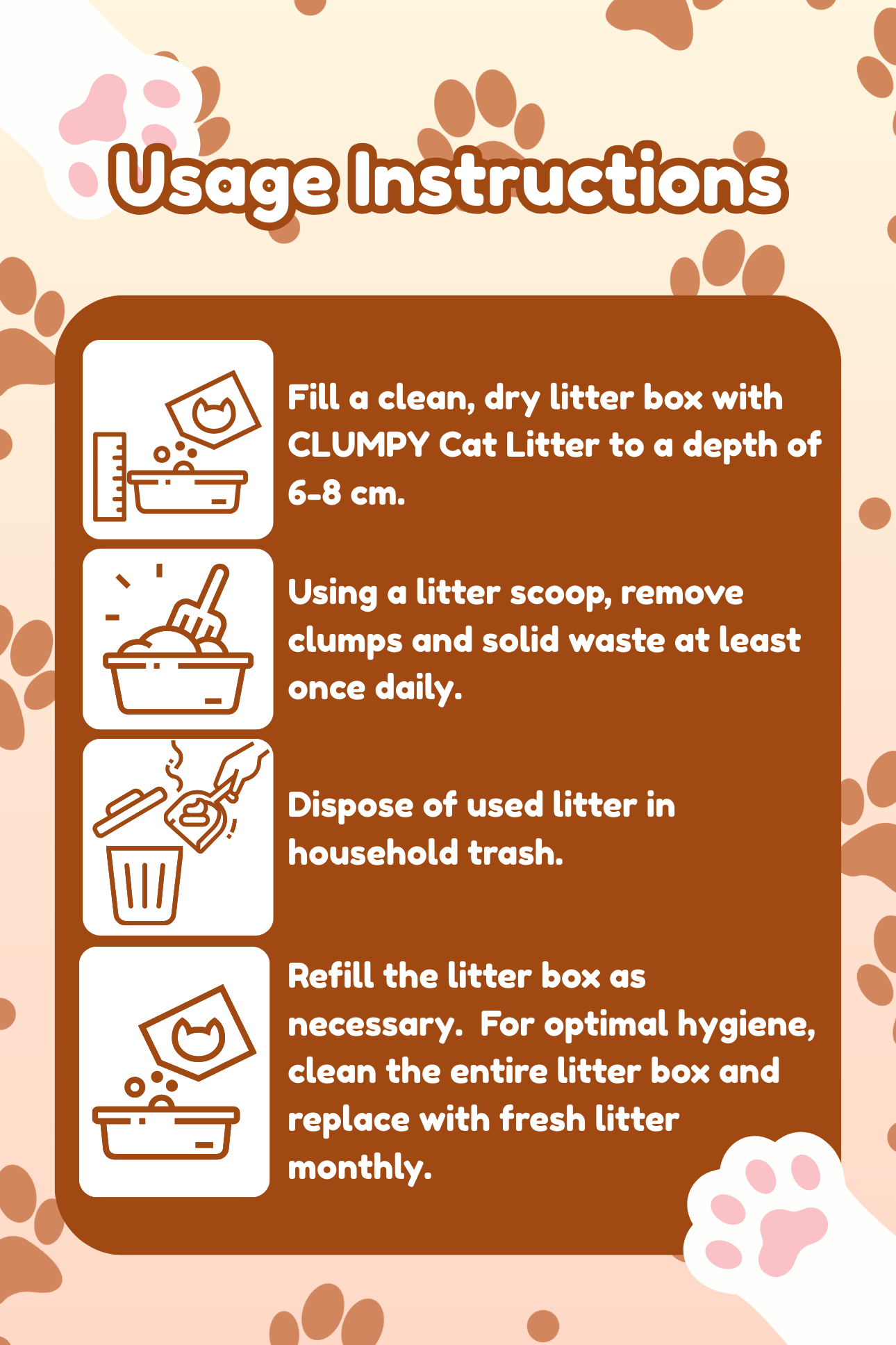 30L Clumpy EasyClean Cassava Cat Litter 21KG Bundle